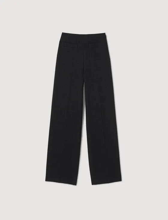 Quần vải tweed 36 Đen