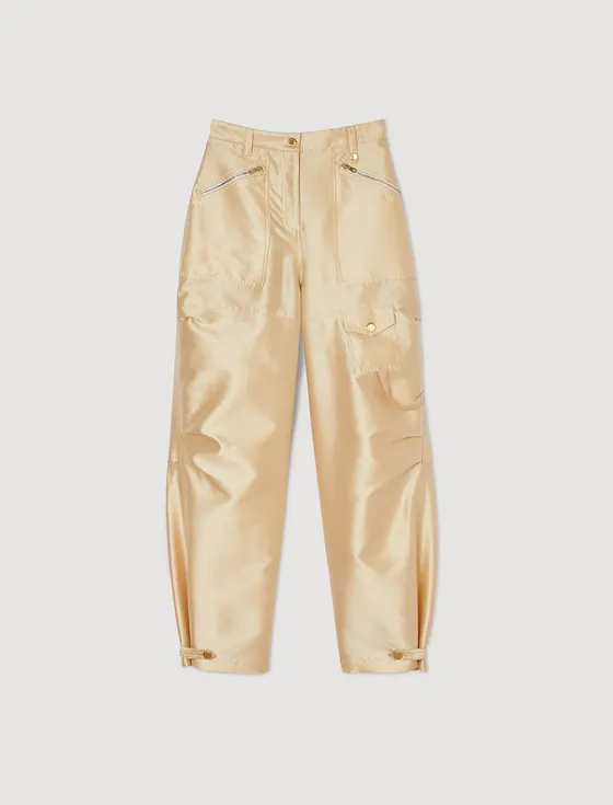 Quần cargo satin 36 Be