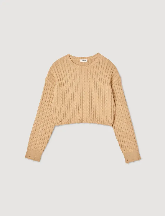 Áo len dáng crop oversize 31 Be