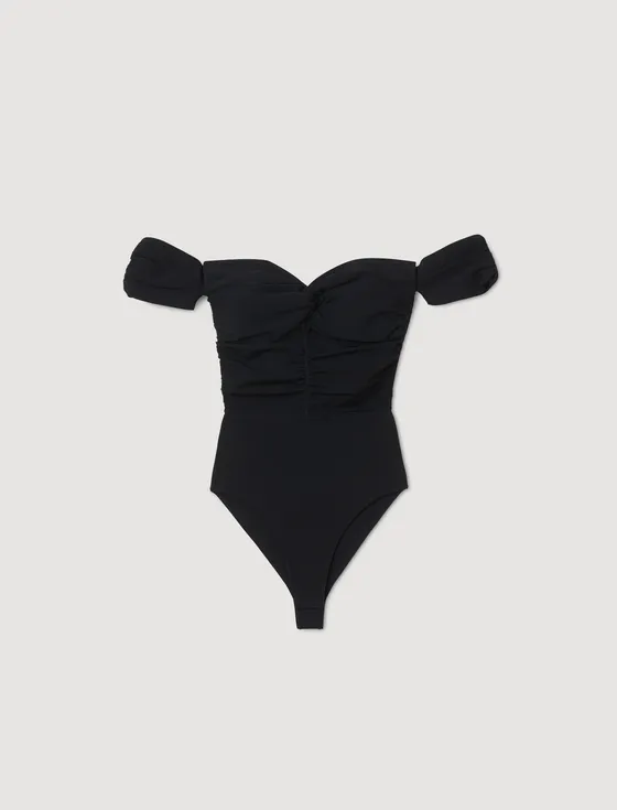 Bodysuit hở vai 310 Đen