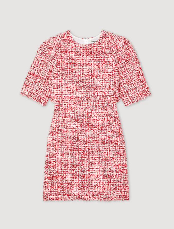 Đầm tweed 61 Đỏ