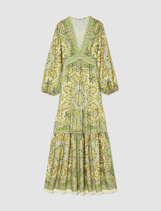 Đầm maxi 34 Trắng Ecru