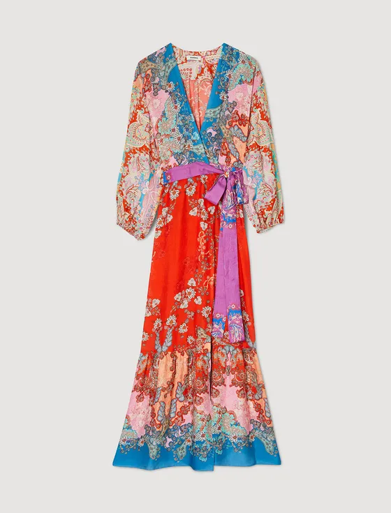 Đầm maxi quấn 38 Đỏ