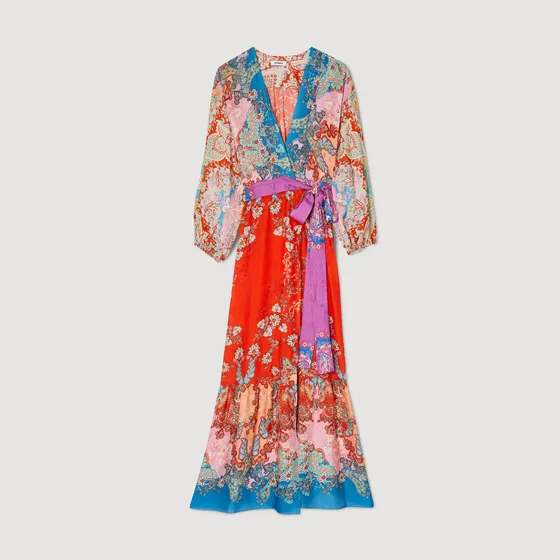 Đầm maxi quấn 34 Đỏ