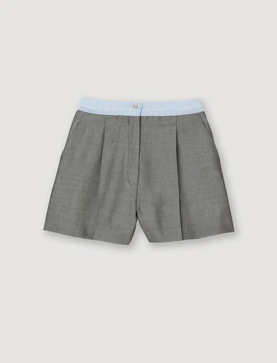 Quần short kiểu boxer 38 Xám