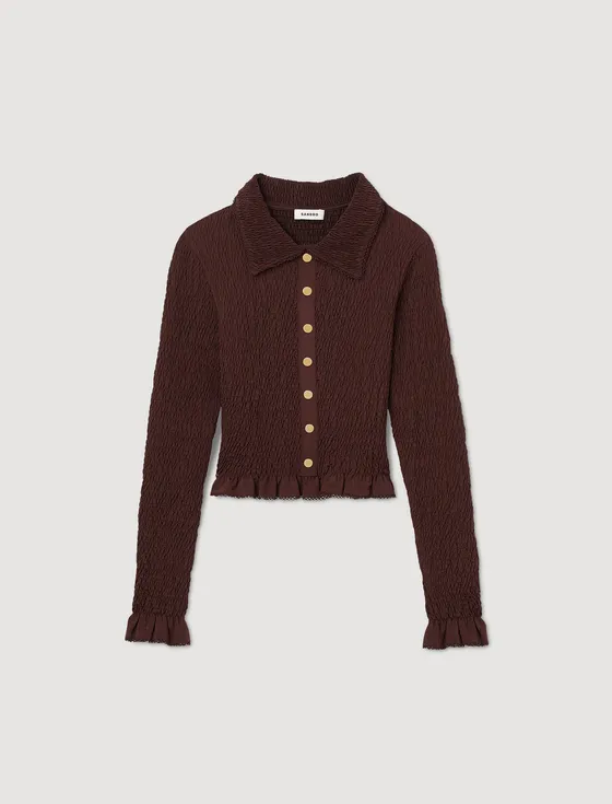 Áo smocked cổ sơ mi 31 Đỏ