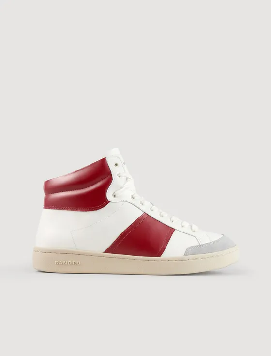 Giày trainers cổ cao 38 Đỏ