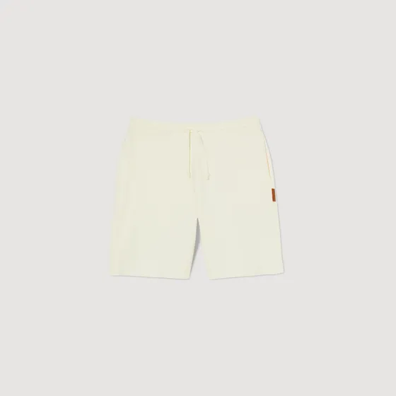 Quần short jersey 114 Trắng Ecru
