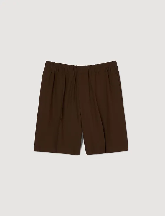 Quần short ống rộng 36 Nâu