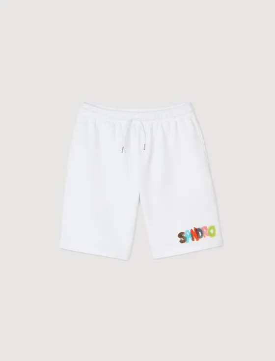 Quần short Wild Animals S Trắng