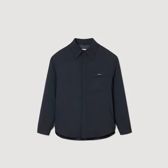 Áo sơ mi oversized L Xanh đen