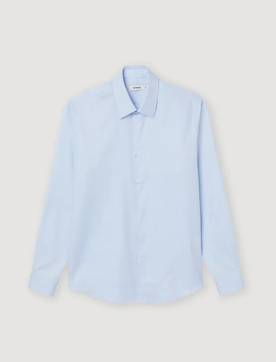Áo sơ mi cotton 22 Xanh da trời