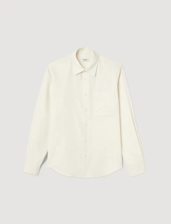 Áo sơ mi flannel 22 Trắng Ecru