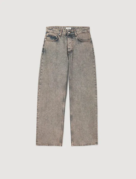 Quần baggy jean 71 Hồng