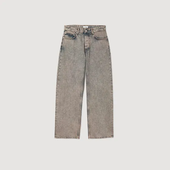 Quần baggy jean 70 Hồng