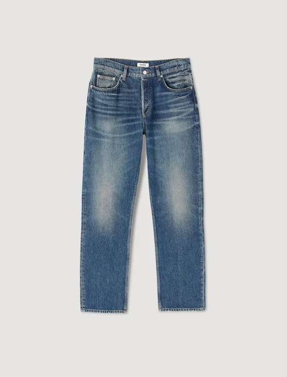 Quần jean ống đứng 71 Xanh denim