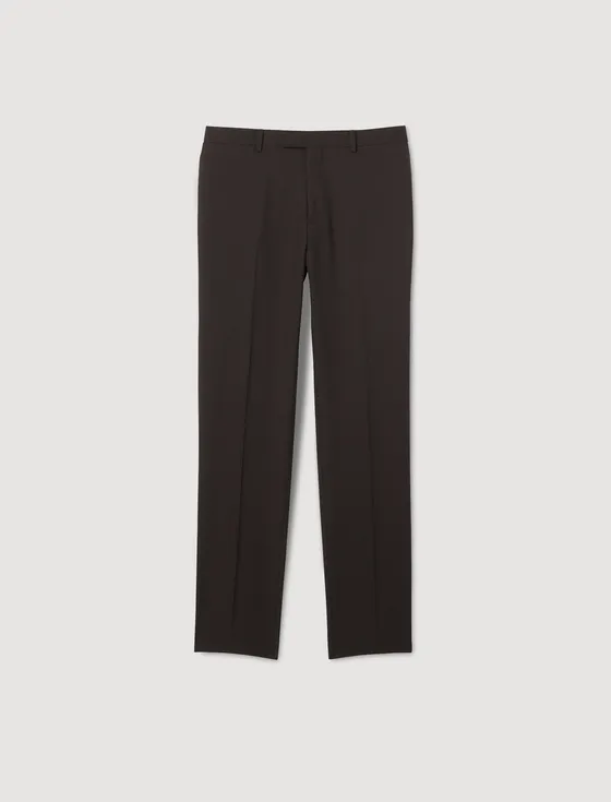 Quần suit len 63 Nâu