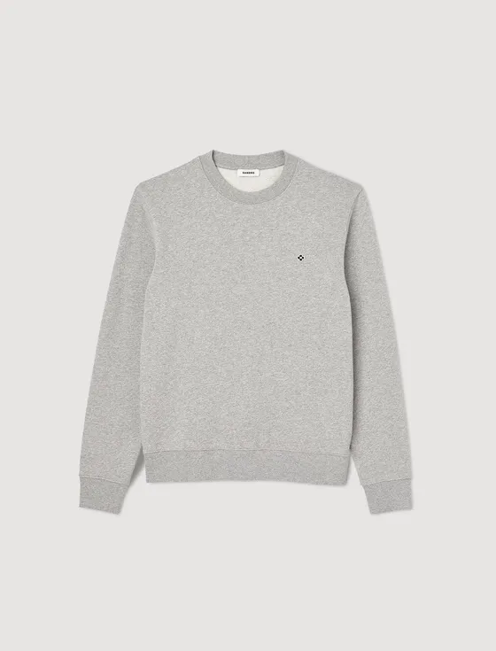 Áo sweatshirt Square Cross 23 Xám nhạt