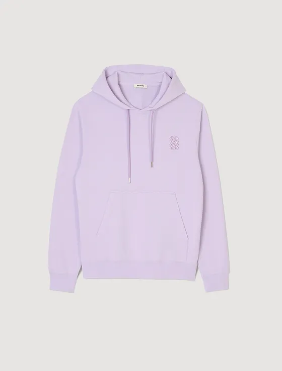 Áo hoodie logo S Tím nhạt