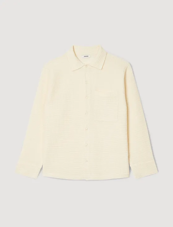 Áo sơ mi dệt kim oversize 22 Be