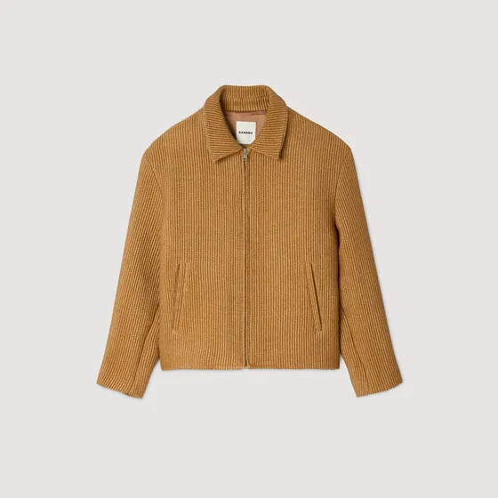 Áo khoác raffia S Camel