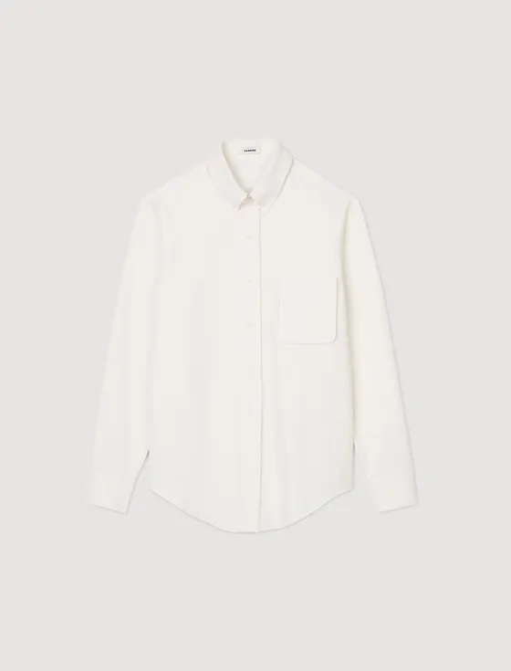 Áo sơ mi oxford L Trắng