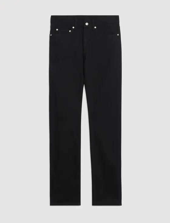 Quần jeans slim-fit 70 Đen denim