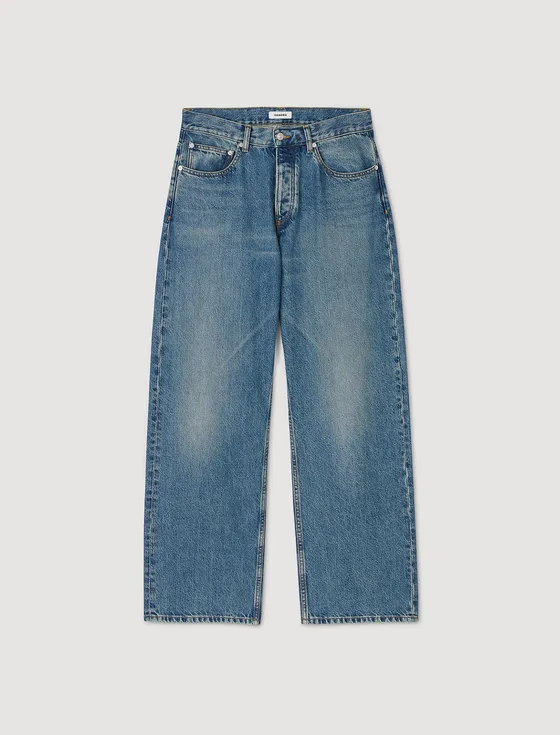 Quần jeans baggy 31 Xanh dương