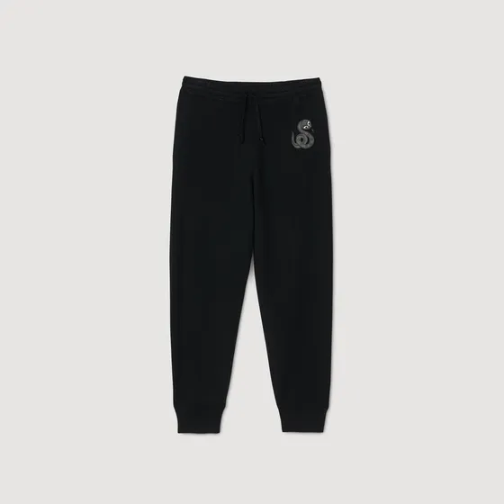 Quần jogger Snake S Đen