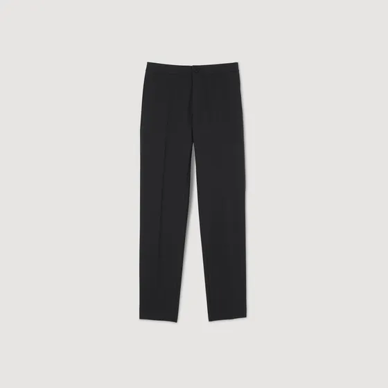 Quần tây Jersey 40 Đen
