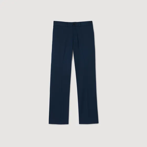 Quần chinos ống suông 38 Xanh navy