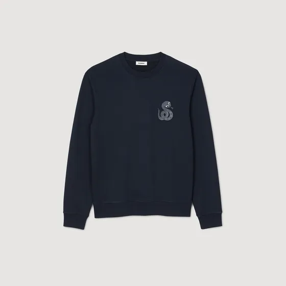 Áo nỉ Snake M Xanh navy