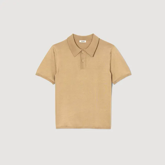 Áo polo dệt kim S Be