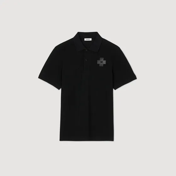 Áo polo cotton XL Đen