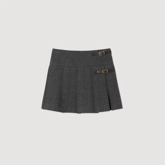 Đầm vest ngắn đính đá 38 Xám