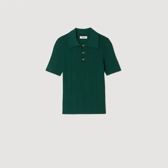 Áo len polo 310 Xanh đậm