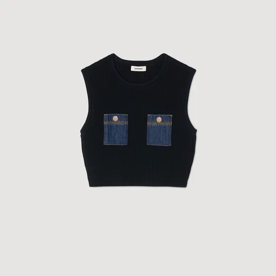 Áo len và denim 2 Xanh navy