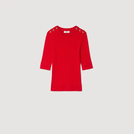 Áo len Jumper Short-sleeve 310 Đỏ