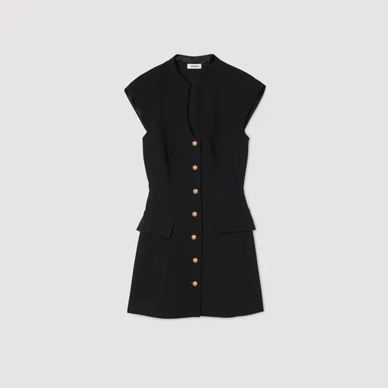 Đầm ngắn không tay 38 Đen