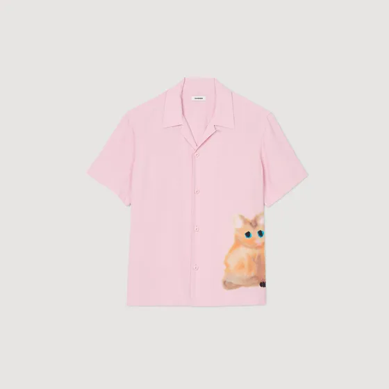 Áo sơ mi ngắn tay Wild Animals M Hồng