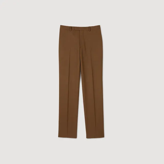 Quần suit len 40 Nâu xám