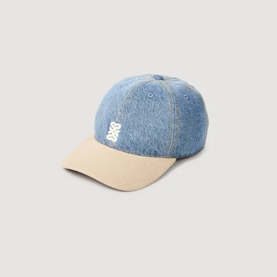 Mũ lưỡi trai denim canvas TU Xanh denim