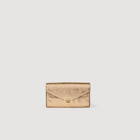 Túi clutch da TU Vàng
