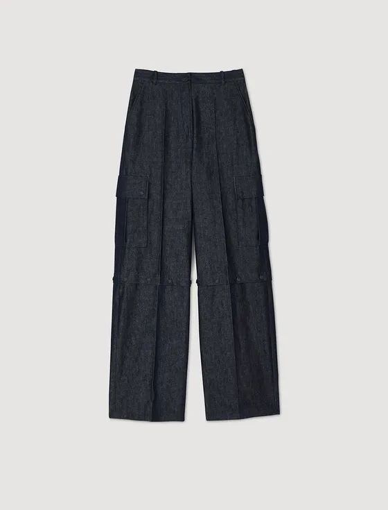 Quần dài denim 38 Xanh đen