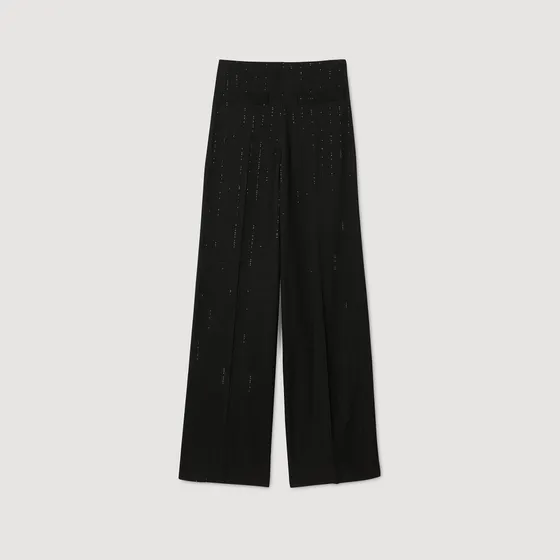 Quần tây đính sequin 40 Đen