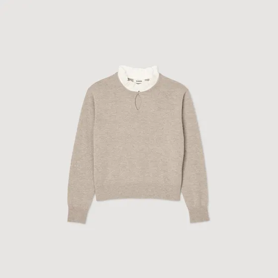 Áo len cashmere cổ bèo 1 Be