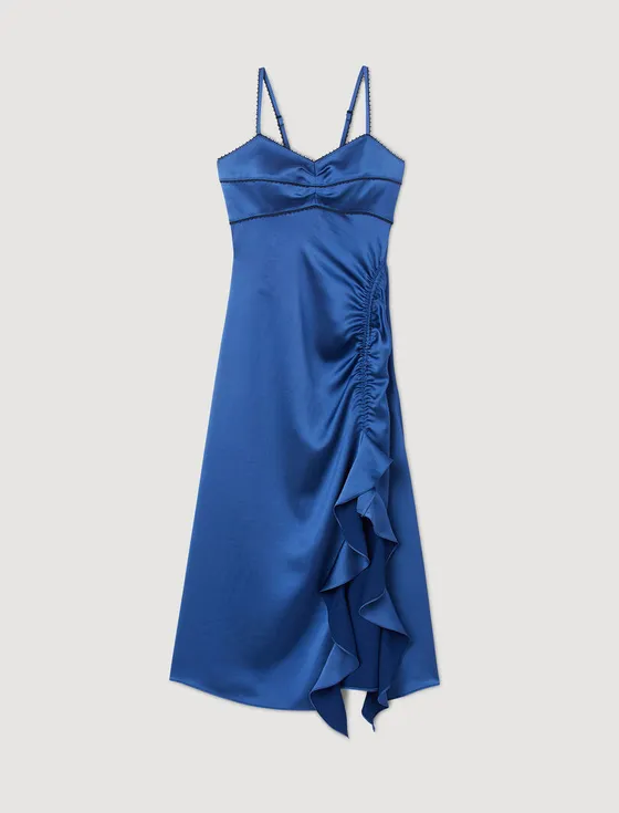 Đầm dài hai dây 34 Xanh dương
