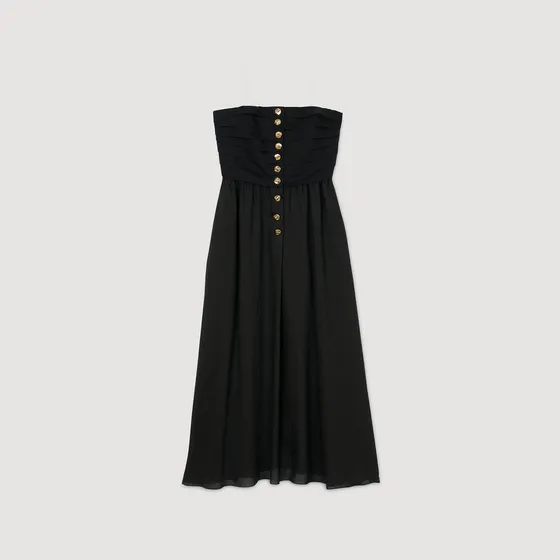 Đầm maxi cúp ngực 34 Đen