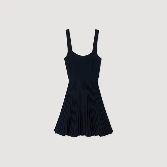 Đầm đan ngắn 34 Xanh navy