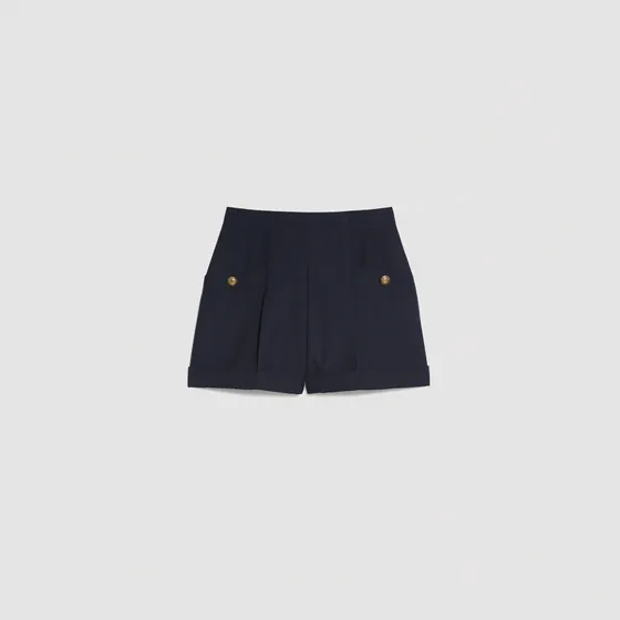 Quần short gập gấu 34 Xanh đen